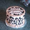 Cheetah Print Cake