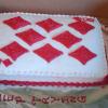 8 of Diamonds Card Cake