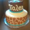 Girafe print 2-Tier Cake