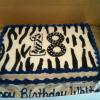 Zebra Stripe Cake